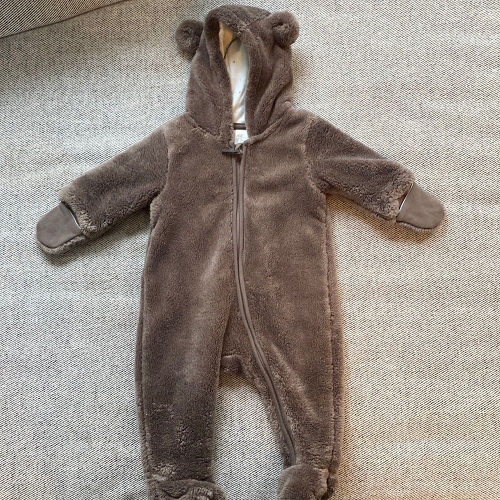 Unisex Teddy Bear Faux Shearling Overall